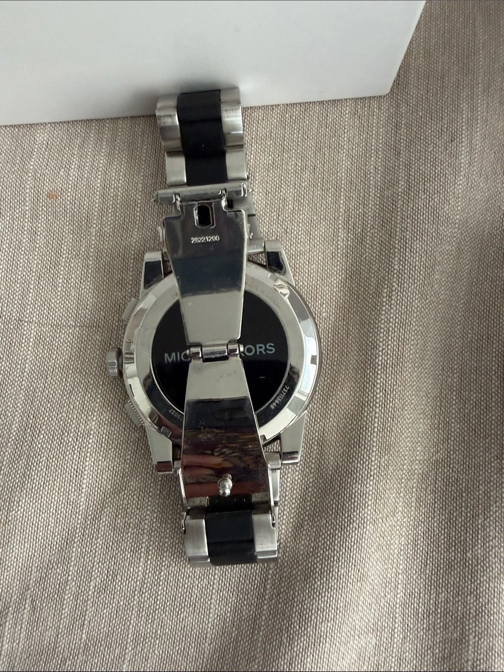 Michael Kors Access Silver-Tone Smartwatch with touchscreen, Two-Tone Bracelet